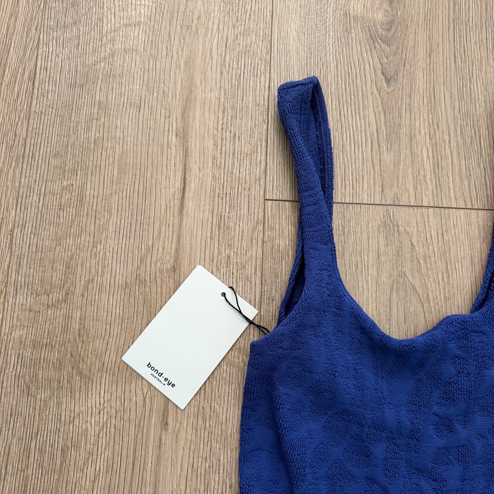 NEW Bond-eye Women’s Mara One Piece‎ Blue Swimsuit - Picture 2 of 3